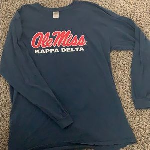 Ole miss Kappa delta long sleeve